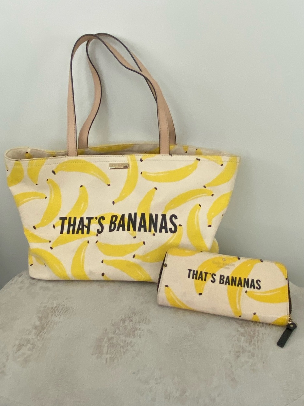 Kate Spade That’s Bananas Tote and Wallet